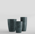 Кашпо, коллекция Concrete (Midnight), форма CONUS