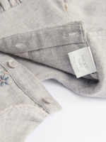 Платье и колготки в комплекте для девочки Next Q94-823, Серый, Кремовый