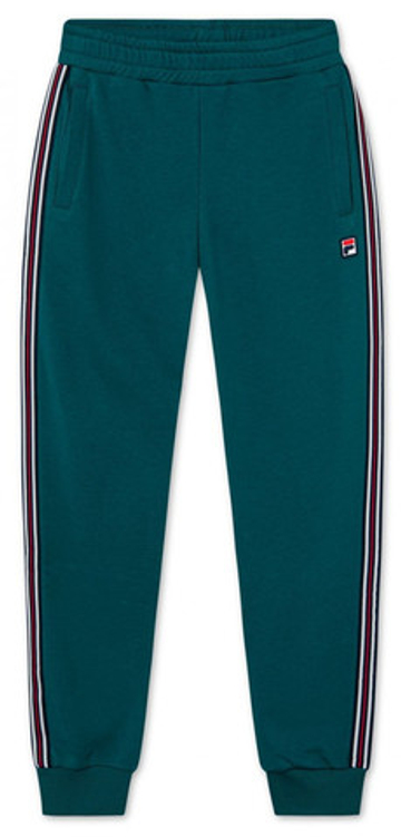 Мужские теннисные штаны Fila Hemi Track Pants Men - зеленый