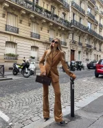 Жакет классический вельветовый, Коричневый