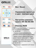 Накладной светильник Citilux Симпла CL714K680G