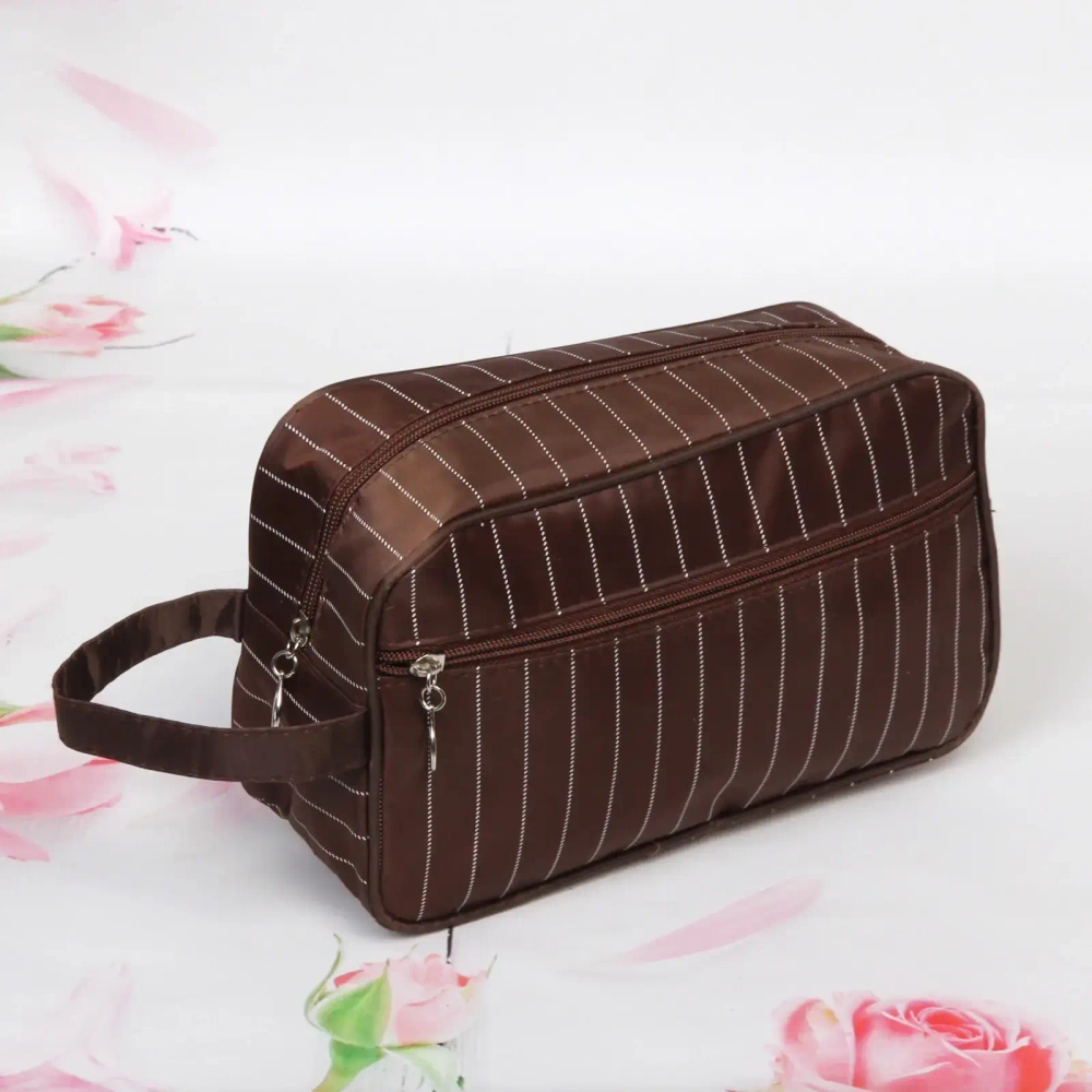 Косметичка «Classic style», цвет коричневый, 25*15*9см