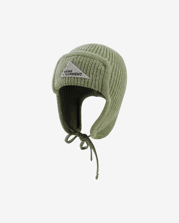 Шапка Mountain Earflap Beanie бледно-зеленая - фото 1