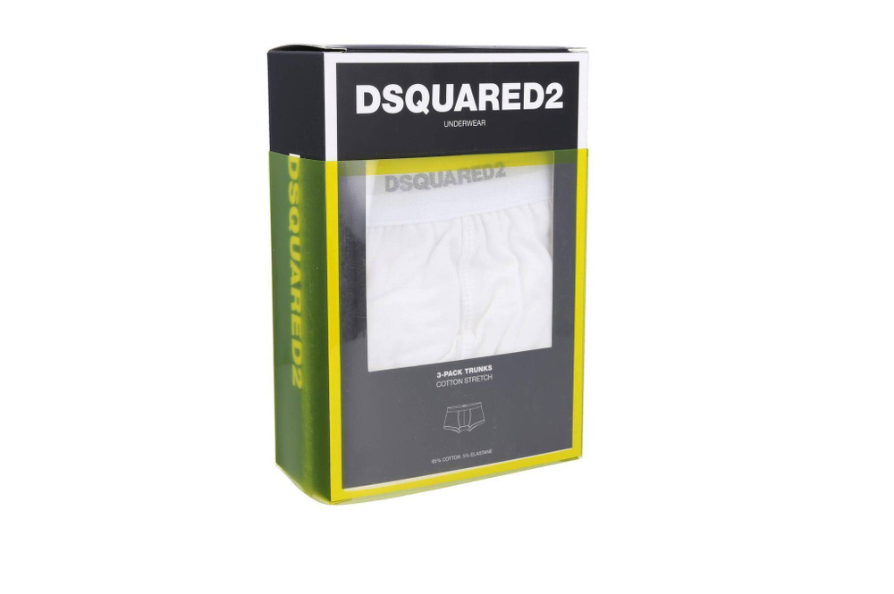 трусики-боксеры 3 шт. Dsquared2 - белый(DCXC60040)