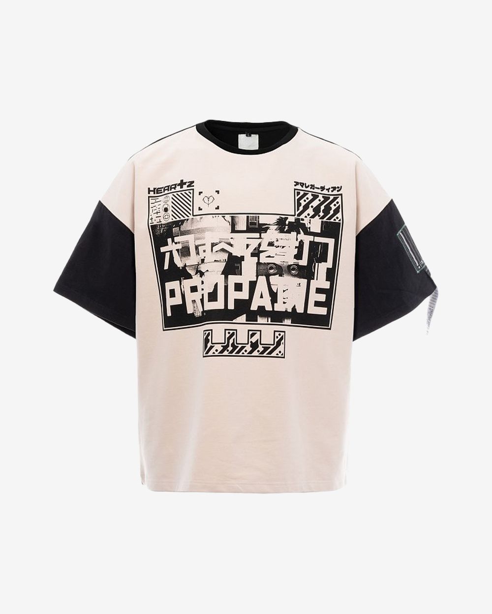 Футболка Heartz «Propaine» Color-Block Kimono