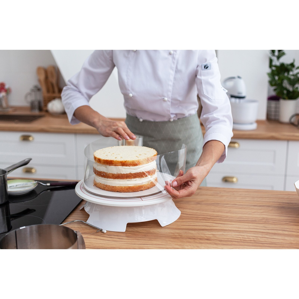 Лента бордюрная для обтяжки тортов длина 8 метров, h 10,2 см, толщина 175 мкм 4345973