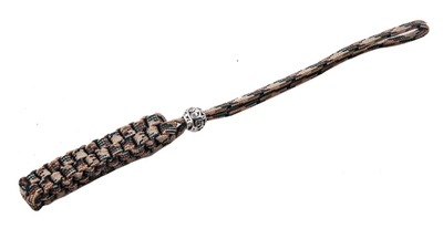 Темляк для ножа из паракорда с оригинальной бусиной