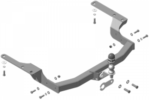 Фаркоп Motodor Toyota Highlander 2014-2020 (оцинк. Шар) арт.92511-FE