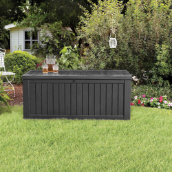 Пластиковый сундук Keter Rockwood 570 л graphite