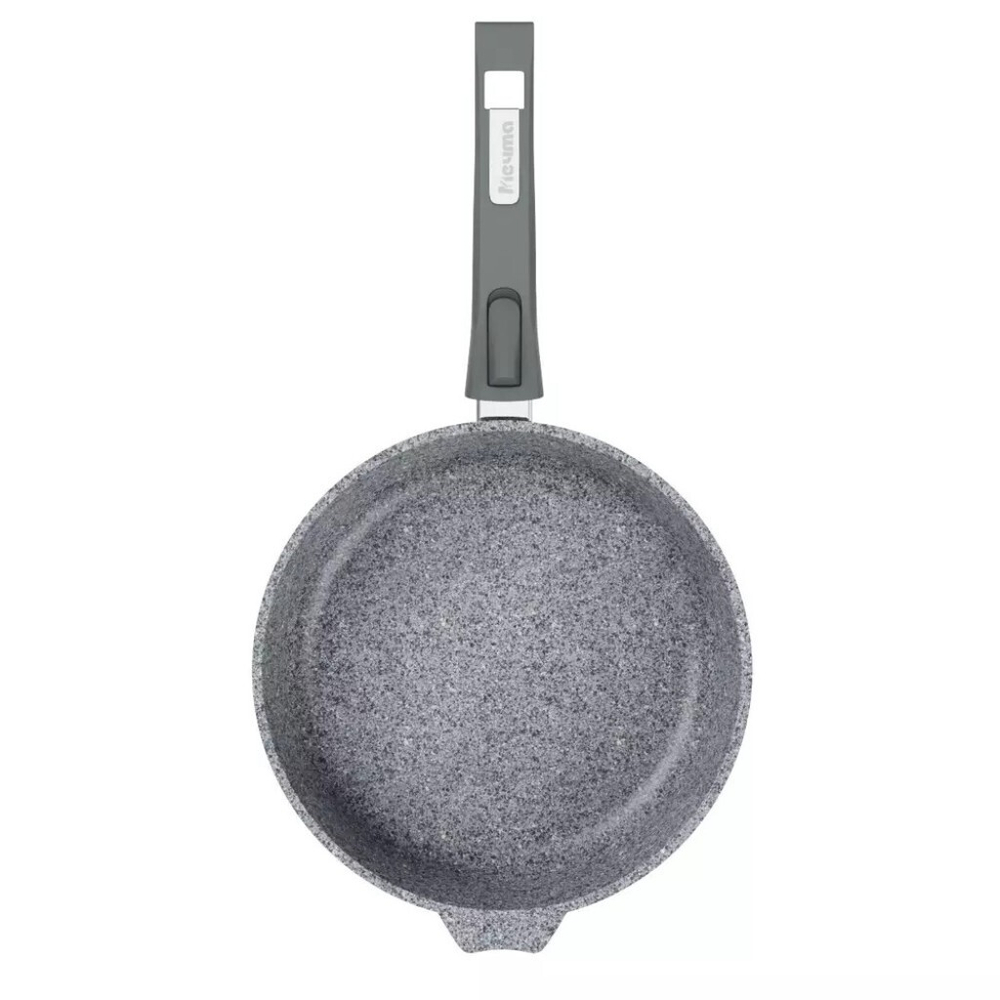 Сковорода литой алюминий, 18 см, антиприг, Мечта, Premium grey, сер, съем руч, 18901