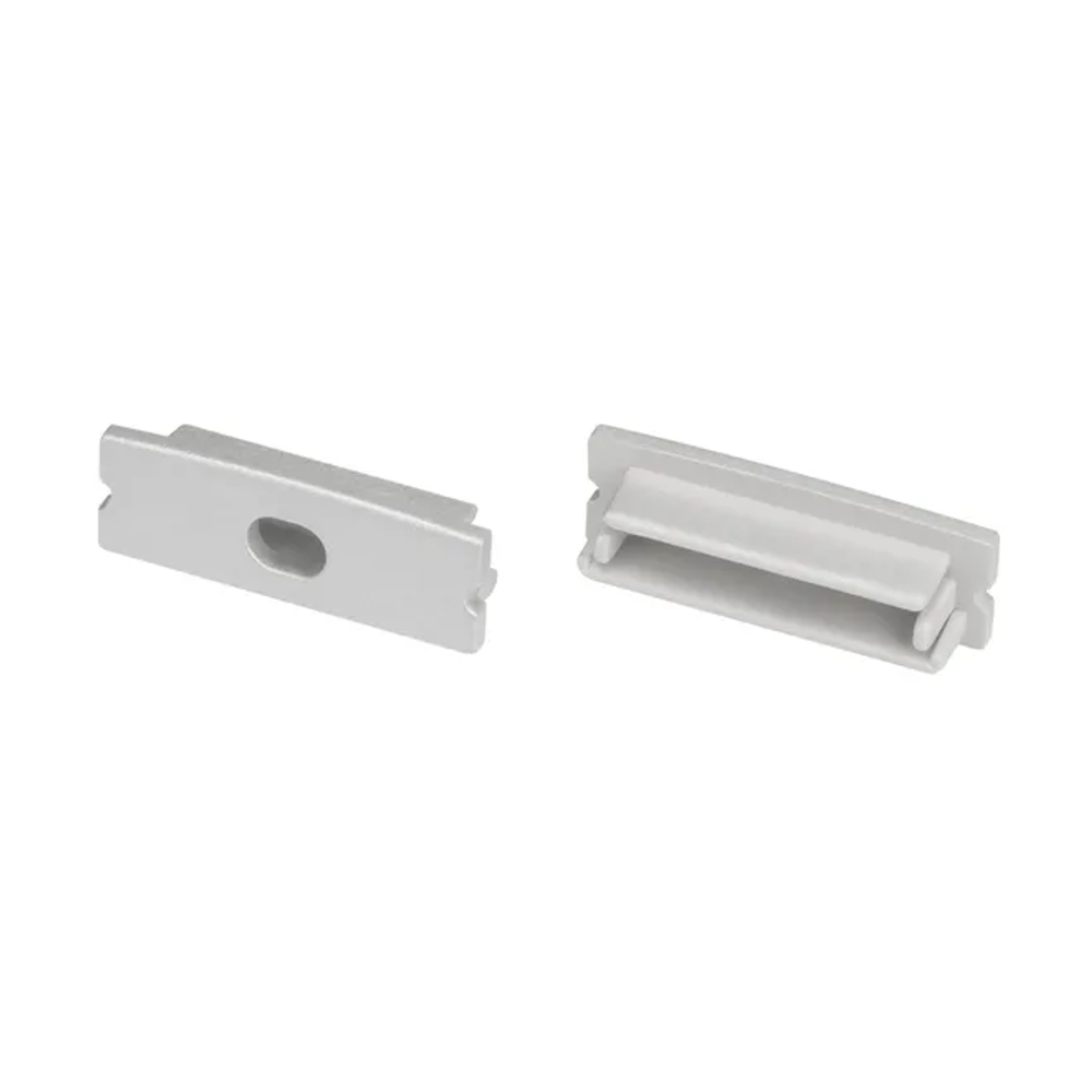 Заглушка LINE-3010 SILVER с отверстием (Arlight, Пластик) 061547