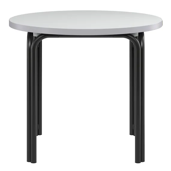 Столик кофейный ror, Ø50 см, черный/серый