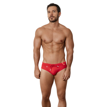 Мужские плавки красные Clever Moda MALIBU SWIMSUIT BRIEF 155605