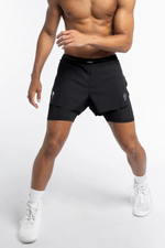 Шорты BOXRAW Tunero 2 в 1 черные