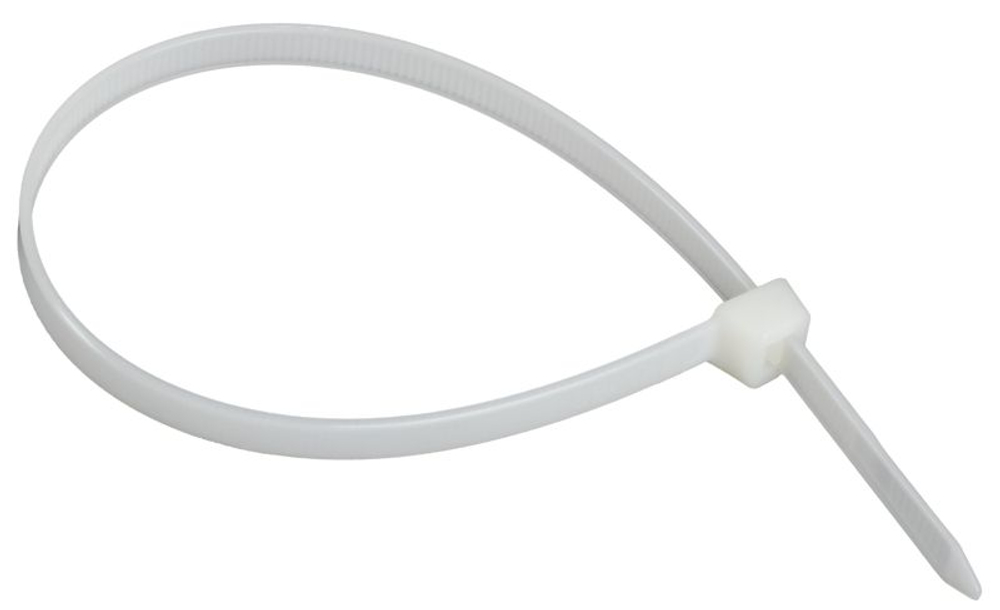 Хомут 7.6х300мм P6.6 стандартный бел. (уп.100шт) IEK UHH30-D076-300-100-K01