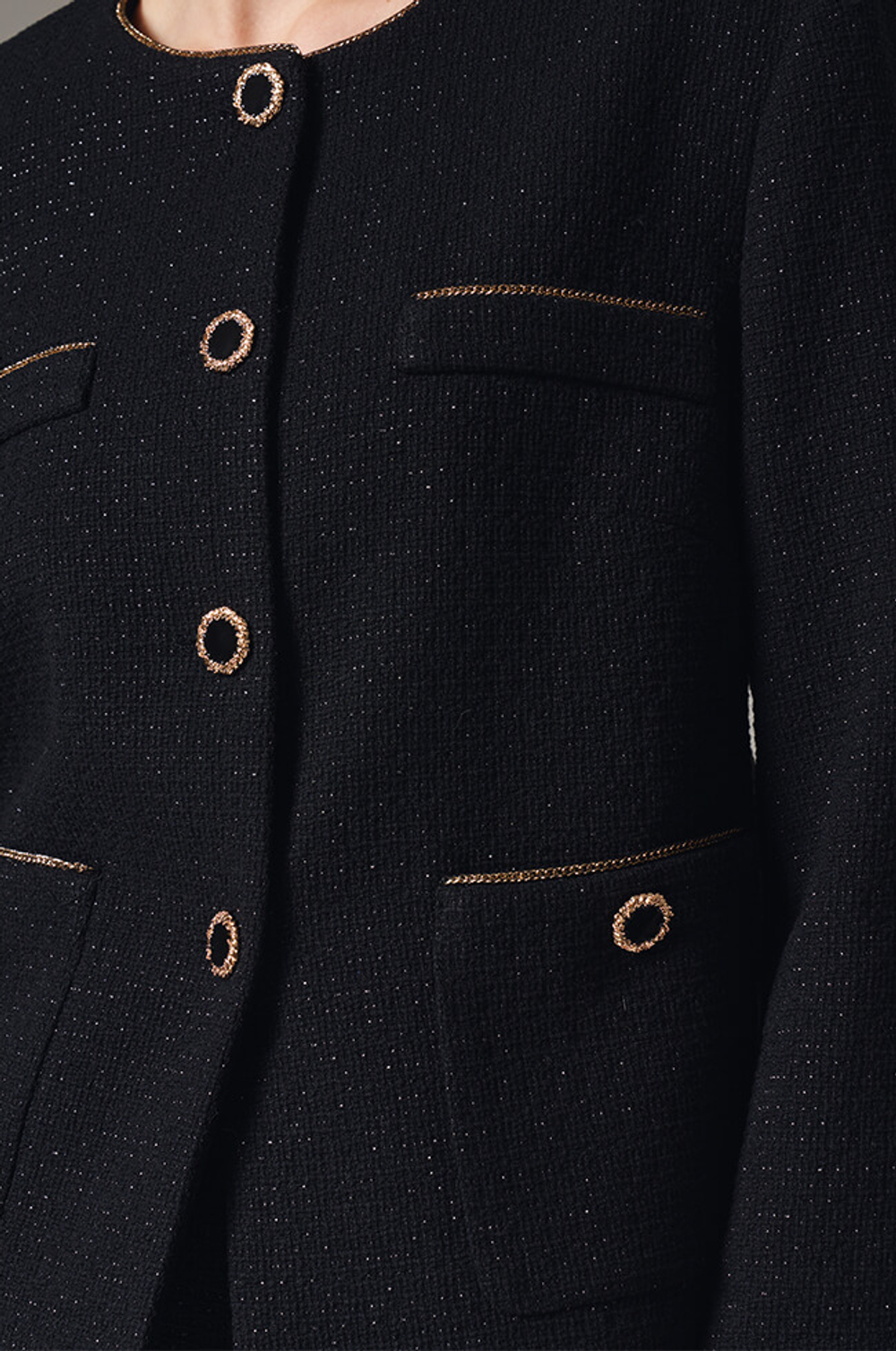 1898 Жакет женский (черный)