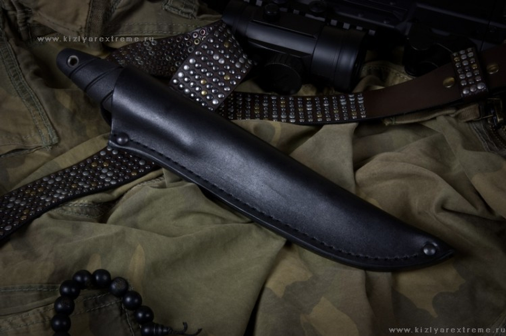 Тактический нож Витязь Черный Эластрон