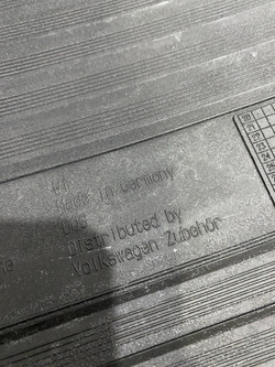 Коврики салона Volkswagen Polo седан (2009-2020) Германия (без перемычки)