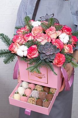 Шкатулка "Морозный рассвет"