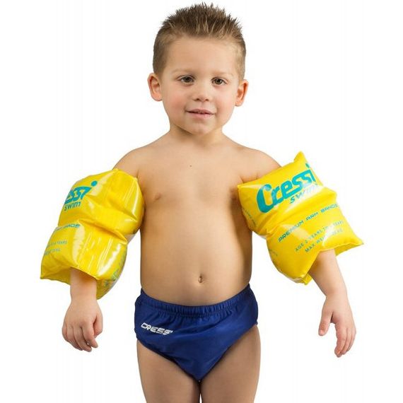 Нарукавники детские надувные Cressi 2 шт желтые