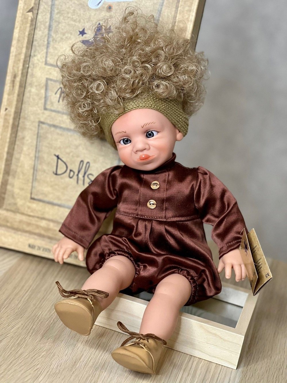 Кукла LAMAGIK мягконабивная  38см Gestito (12038)