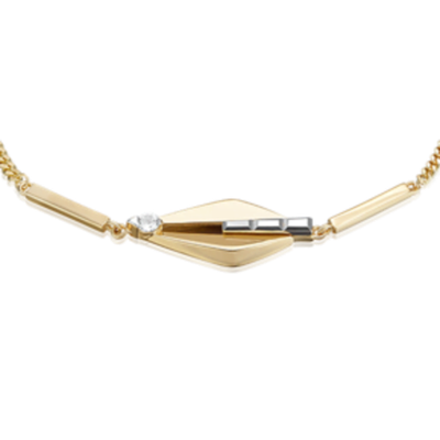 Браслет из лимонного золота c натуральным топазом white Артикул: 05-0742-00-201-1121