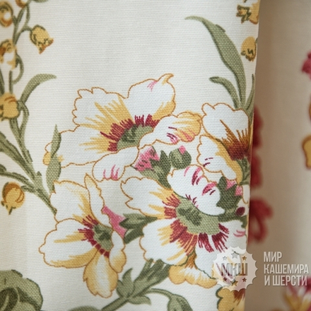 Хлопковые шторы ЛАРГОС (арт. BL01-254-02)  - (170х270)х2 см.  - красные