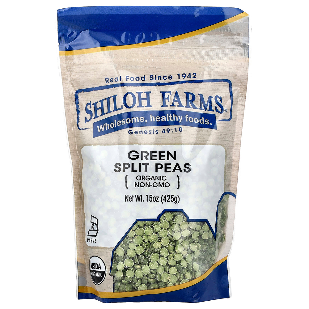 Shiloh Farms, зелёный колотый горох, 425 г