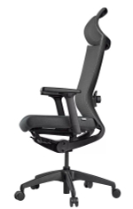 Кресло эргономичное SCHAIRS ZENITH ZEN2-М01B каркас черный/ IR19GY сетка/ IT01GY ткань серая