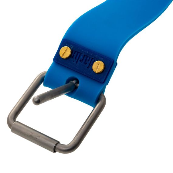 Грузовой ремень силиконовый с марсельской пряжкой Marlin Синий