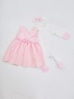 платье для новорожденной на выписку