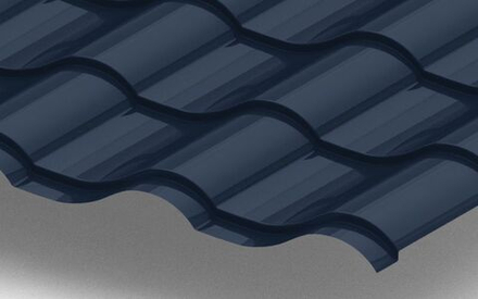 Металлочерепица Монтерроса с покрытием PURETAN®, 0,50 мм, цвет RR35