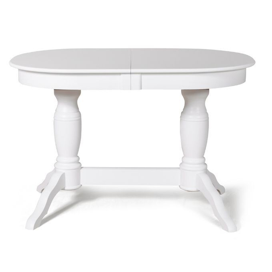 Обеденный стол Пан 120(160)x80 (белый)