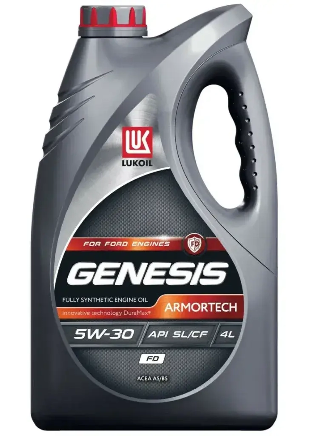 Масло моторное Лукойл Genesis Armortech FD 5W-30 SL/CF А5 В5 синтетическое 4л