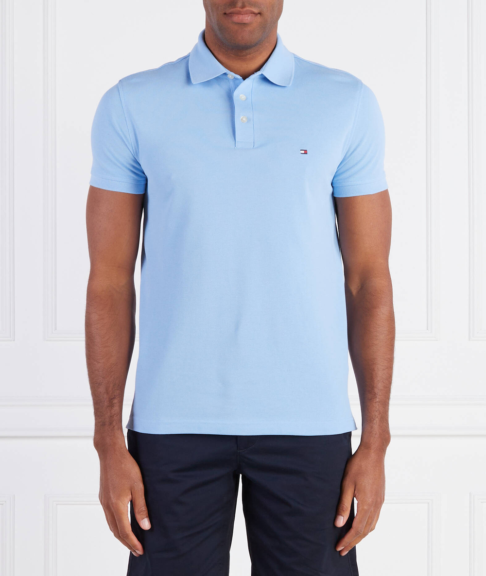Поло 1985 Tommy Hilfiger - голубой(MW0MW17771)