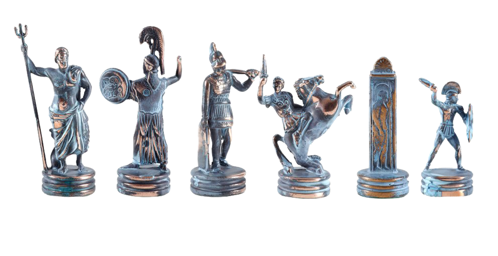 Manopoulos Шахматы оригинальные сувенирные "Троянская война"