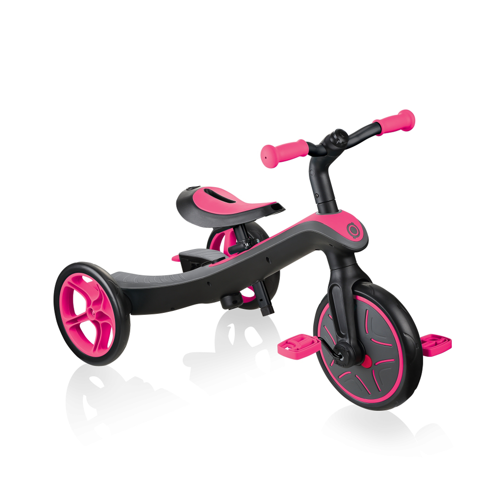 Детский велосипед Globber TRIKE EXPLORER (4 IN 1) розовый