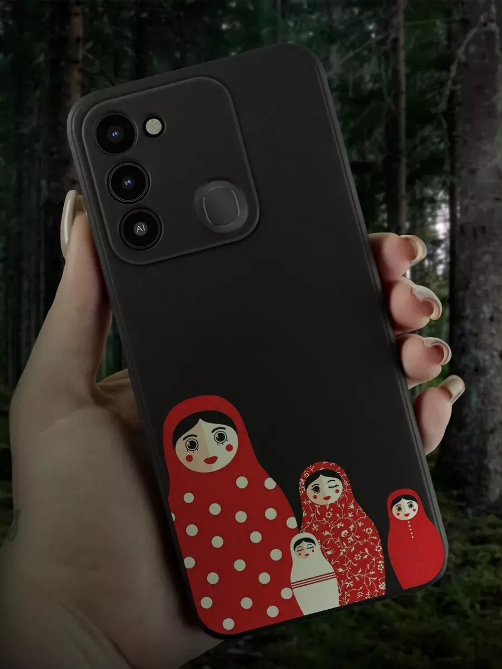 Чехол на Tecno Spark 8C с принтом