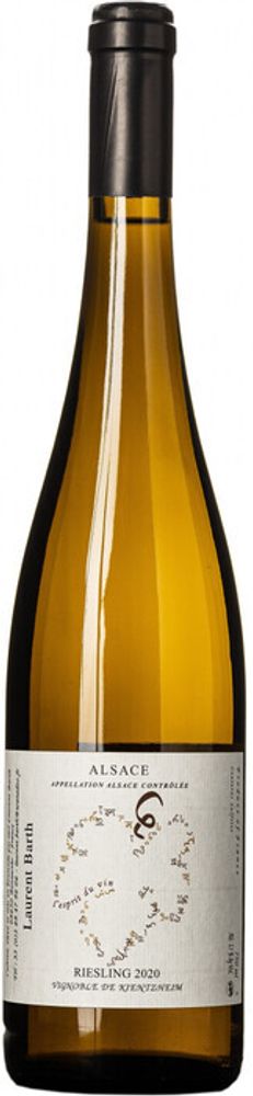 Вино Laurent Barth Vignoble de Kientzheim Riesling Alsace AOC, 0,75 л.