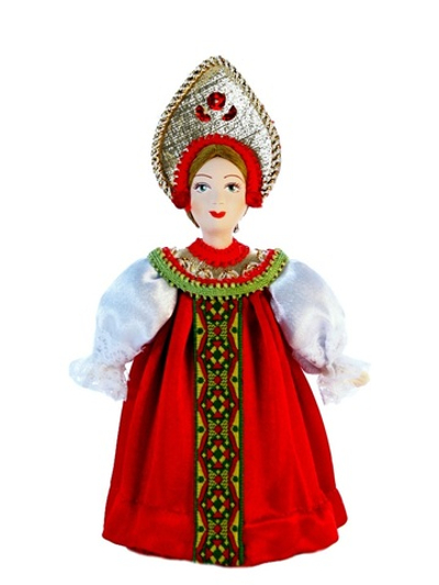 Кукла коллекционная в русском народном костюме