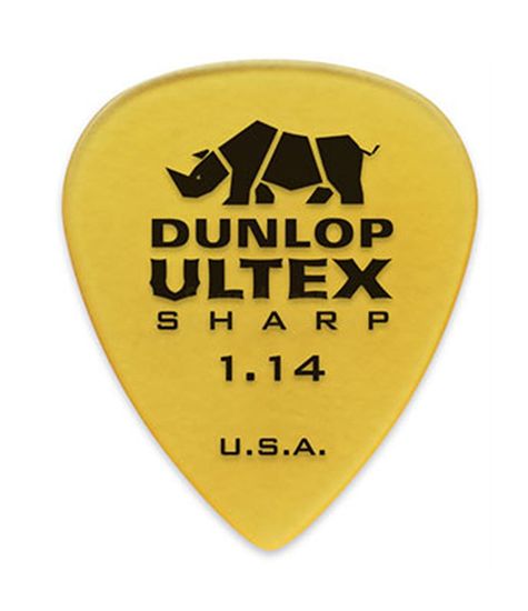 Медиатор толщины 1,14 мм упаковка 72 шт. Dunlop 433R1.14 Ultex Sharp