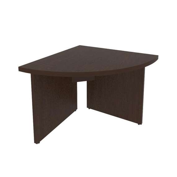 First Угловой модуль переговорного стола левый KPR-4 (L) Венге Цаво 900*900*765