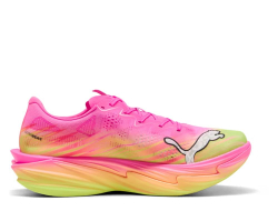Мужские беговые кроссовки Puma Deviate Nitro Elite 4 Showtime Pack M розово-жёлтые