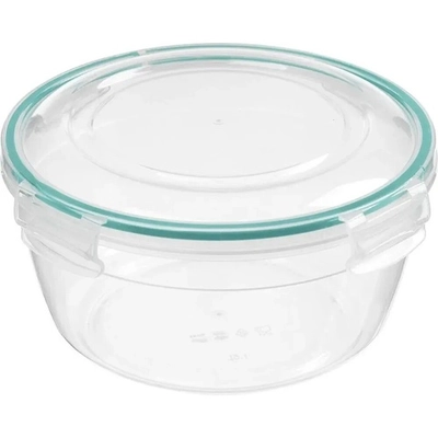Контейнер для продуктов герметичный круглый 1,5л с замками (бесцветный)