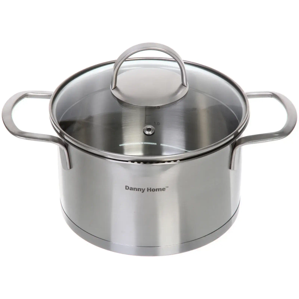 Кастрюля из нержавеющей стали STELLA 2,6л, индукция, DH11-18