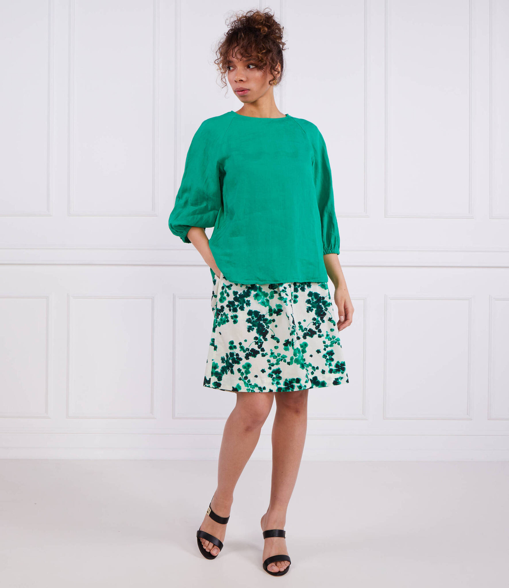 Льняная блузка Marc O' Polo - зеленый(303 1305 41053)