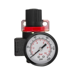 Регулятор давления воздуха 1/4''(F)x1/4''(F)(0-10bar,раб. температура 5°-60°) RockForce##Rock FORCE RF-BR2000