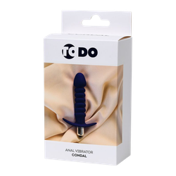 Анальный рельефный вибратор ToDo Condal (Ø 2,9 см)