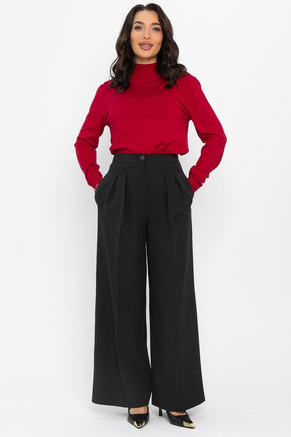 Брюки со стрелками Шакира (черные) Б14588-35М LT Collection