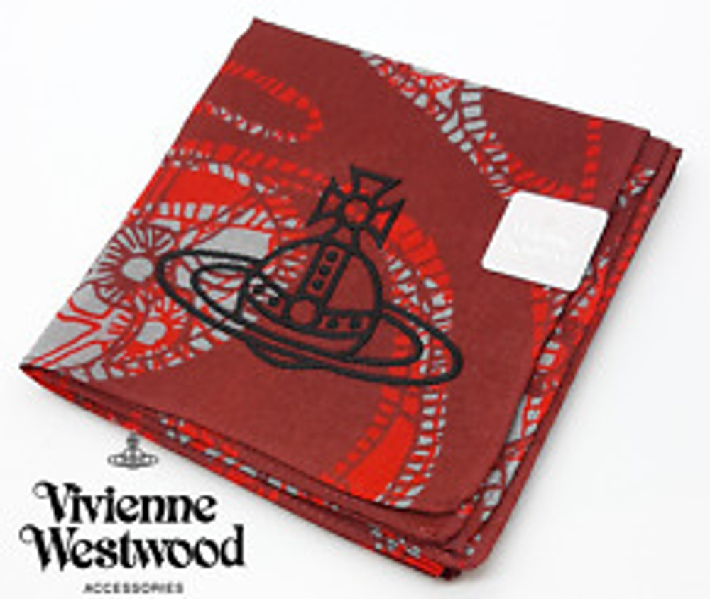 WESTWOOD ПЛАТОК БОРДОВЫЙ С ВЫШИВКОЙ ЛОГОТИПА